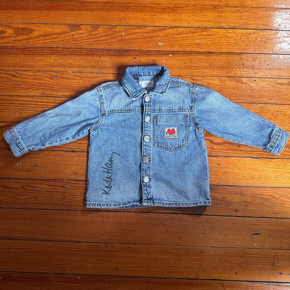 Zara x Keith Haring Denim Overshirt
